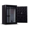 Image of Winchester Big Daddy fireproof gun safe with electronic lock, featuring spacious interior and organizational storage.