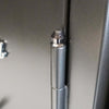 Image of Close-up of the heavy-duty hinge on the Remington Express 44-Gun Fireproof and Waterproof Gun Safe.