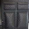 Image of Interior storage compartments in black fabric for organization and protection in a fireproof waterproof gun safe.