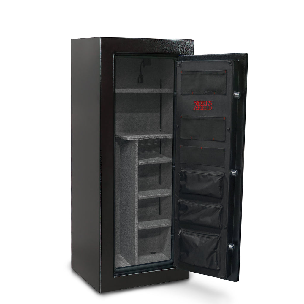 Sports Afield Preserve Series 24-Gun Fire and Waterproof Gun Safe with Electronic Lock