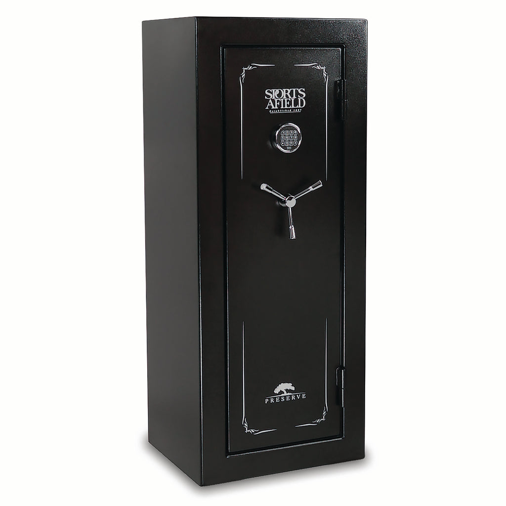 Sports Afield Preserve Series 24-Gun Fire and Waterproof Gun Safe with Electronic Lock