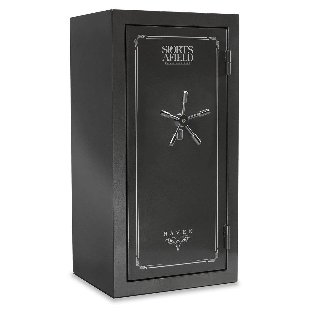 Sports Afield Haven Series 36-Gun Fire and Waterproof Biometric Lock Gun Safe
