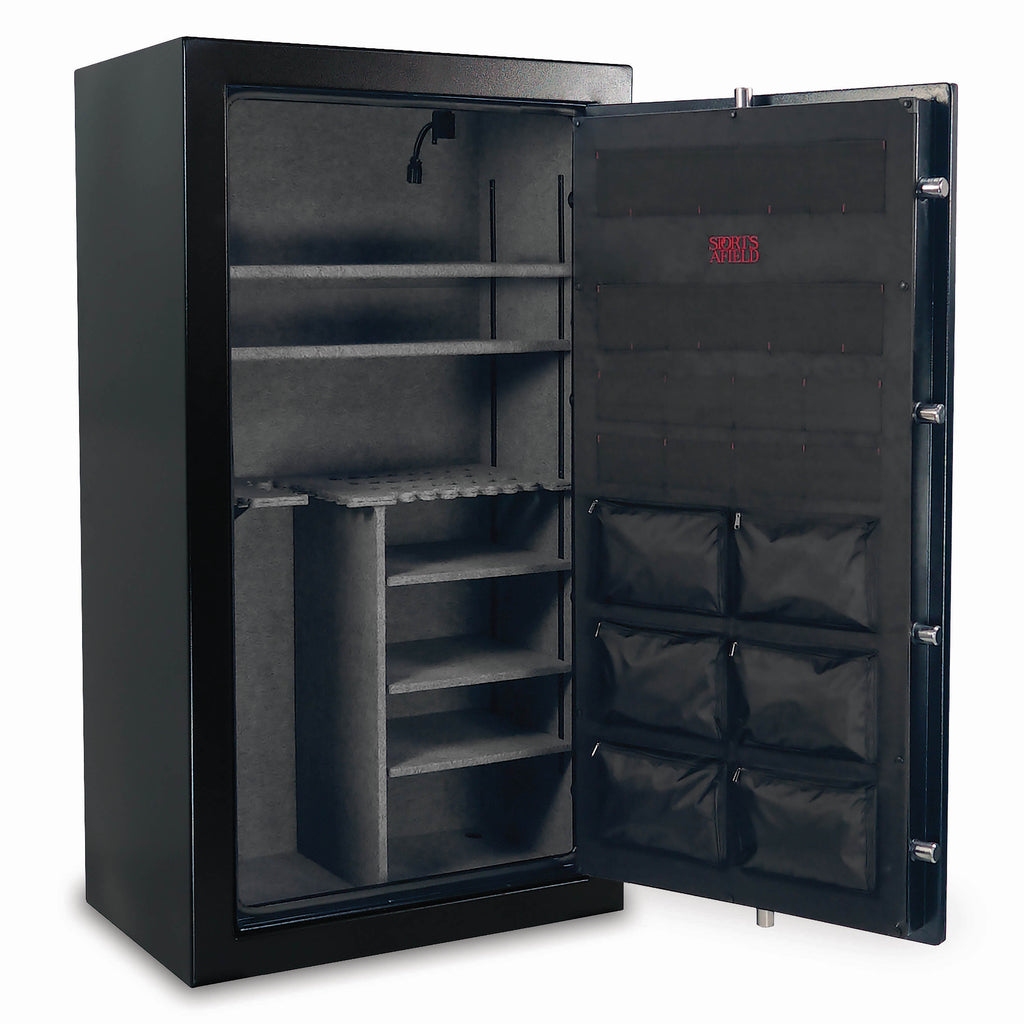 Sports Afield Preserve Series 60-Gun Fire and Waterproof Gun Safe with Electronic Lock