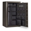 Image of Remington Express 34 fireproof waterproof gun safe with electronic lock and interior storage compartments.
