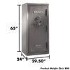 Image of Remington Nitro 26-Gun Fireproof and Waterproof Gun Safe with Electronic Lock