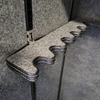 Image of Remington Express 34-gun safe interior with padded storage for firearms, featuring a sleek design and durable materials.