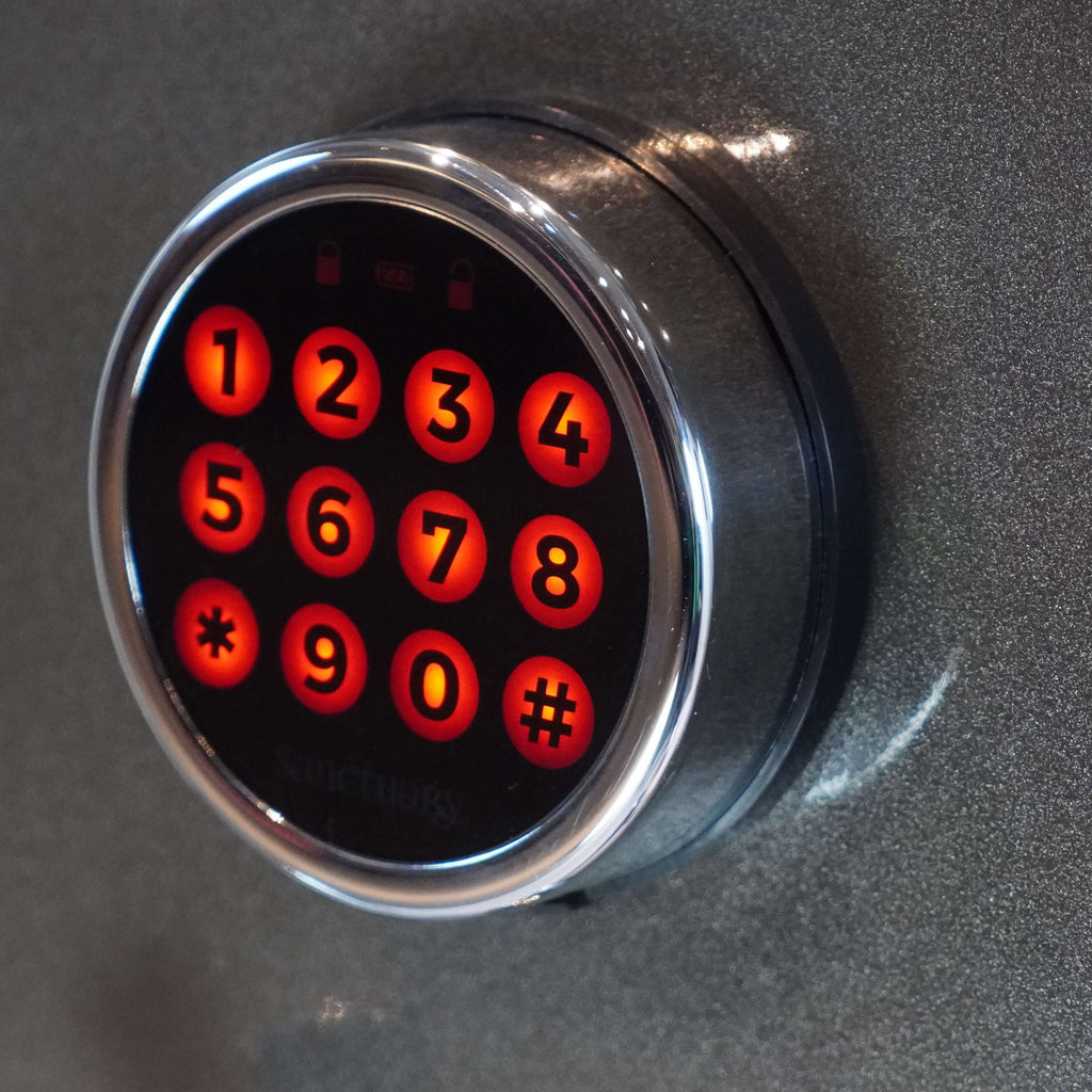 Button Gun Safe Fireproof Waterproof Gun Safe - Sports Afield Haven Series – Gun Safe ...