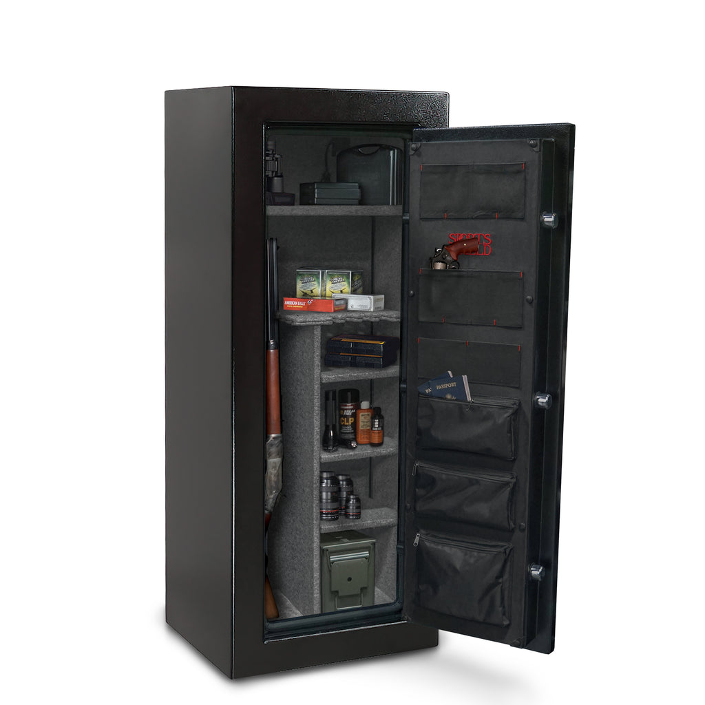 Sports Afield Preserve Series 24-Gun Fire and Waterproof Gun Safe with Electronic Lock