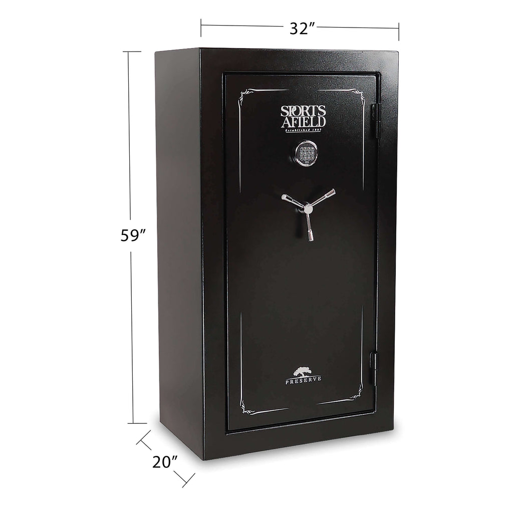 Afield Sports Afield Preserve Series 32-Gun Fire and Waterproof Gun Safe with ...